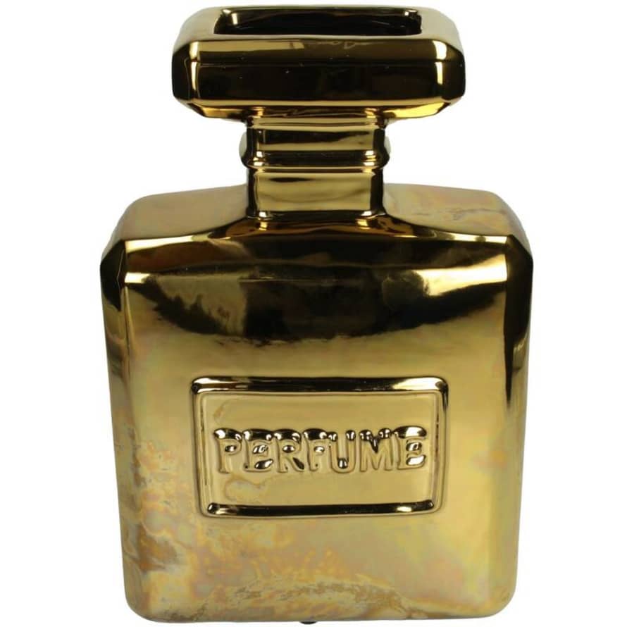 Kersten Gold Perfume Bottle Vase