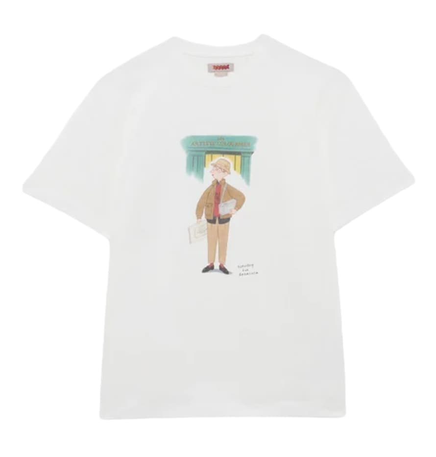 Baracuta  Baracuta Slowboy Colourman Tee Off White