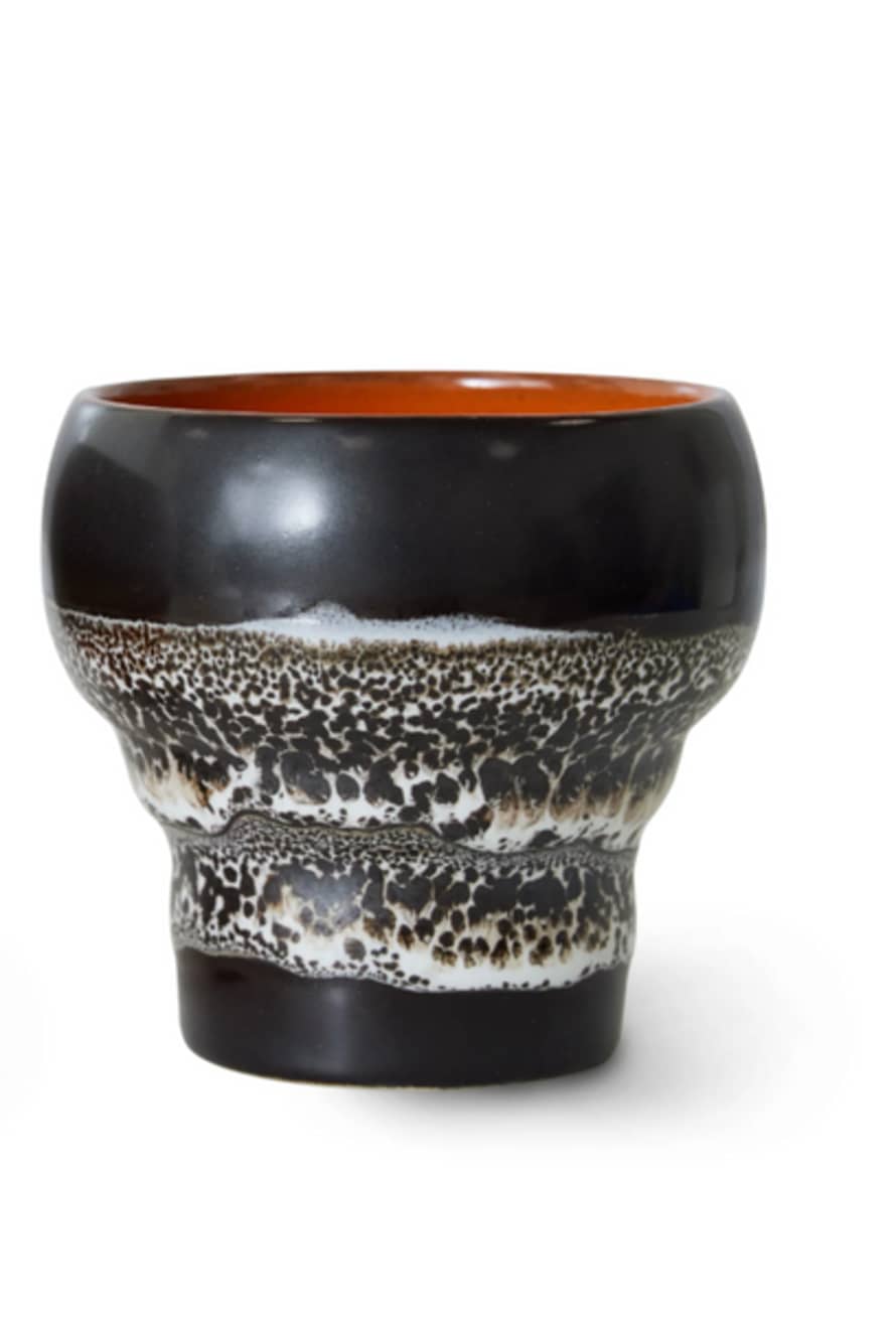 HK Living | 70s Ceramics: Lungo Mugs - Basalt Rock On
