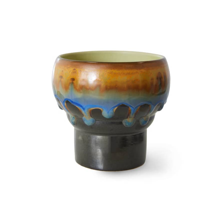 HK Living | 70s Ceramics: Lungo Mugs - Merge Aurora
