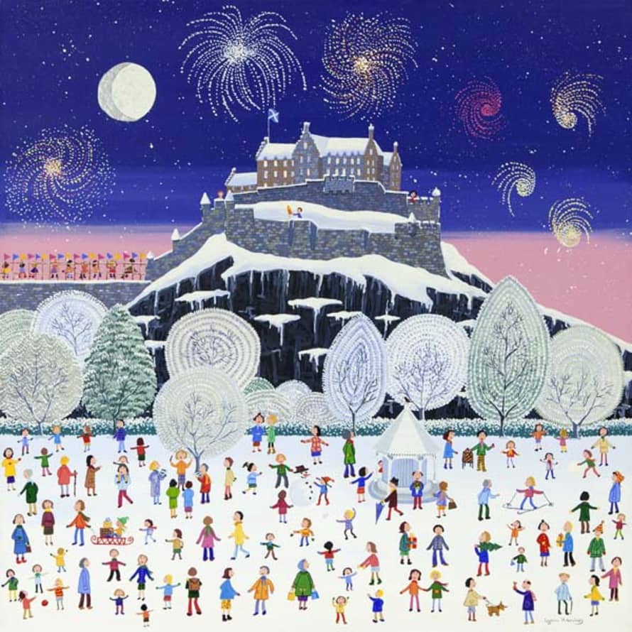 Lynn Hanley Medium Winter Castle Art Print