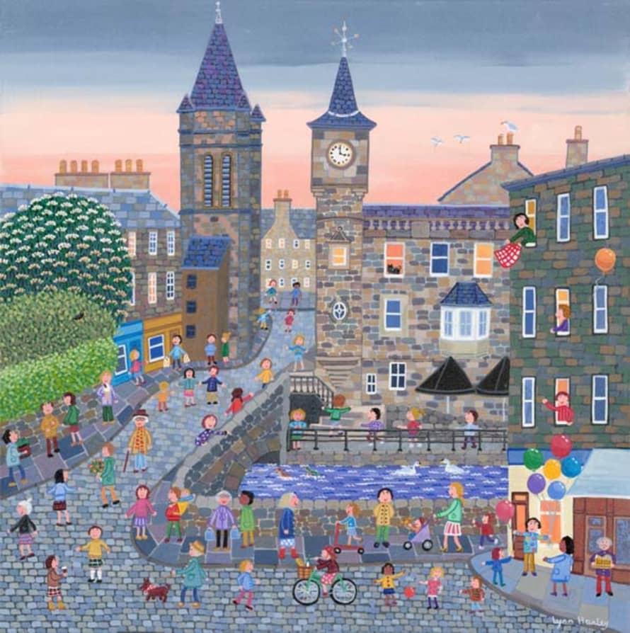 Lynn Hanley Medium As Evening Draws In, Stockbridge Art Print