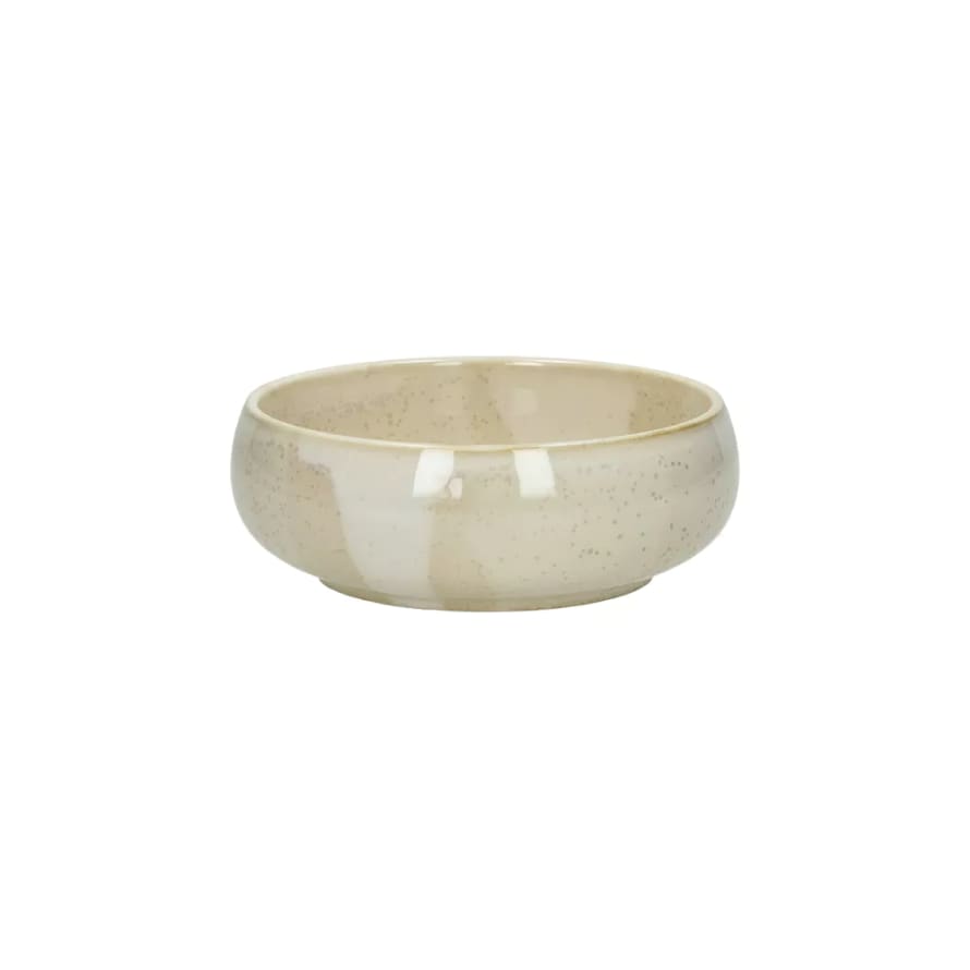 Pomax 6 Nougat bowls, porcelain, DIA 15,7 x H 5,4 cm - beige