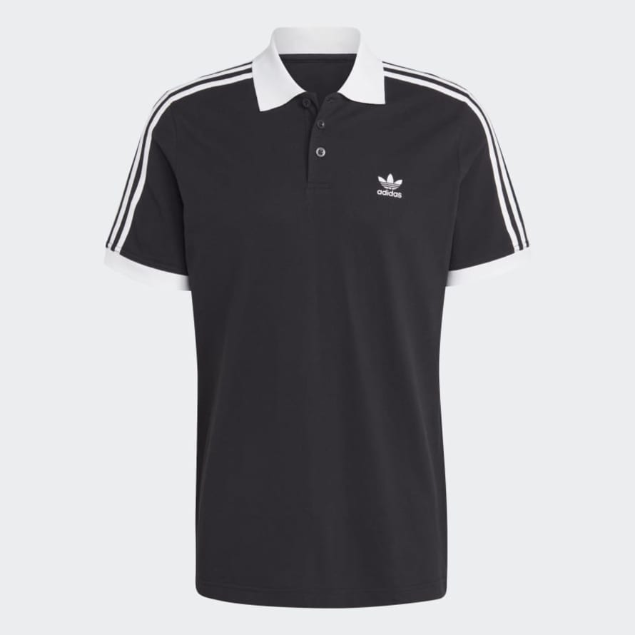 Adidas Black Adicolor Classics 3 Striped Mens T Shirt