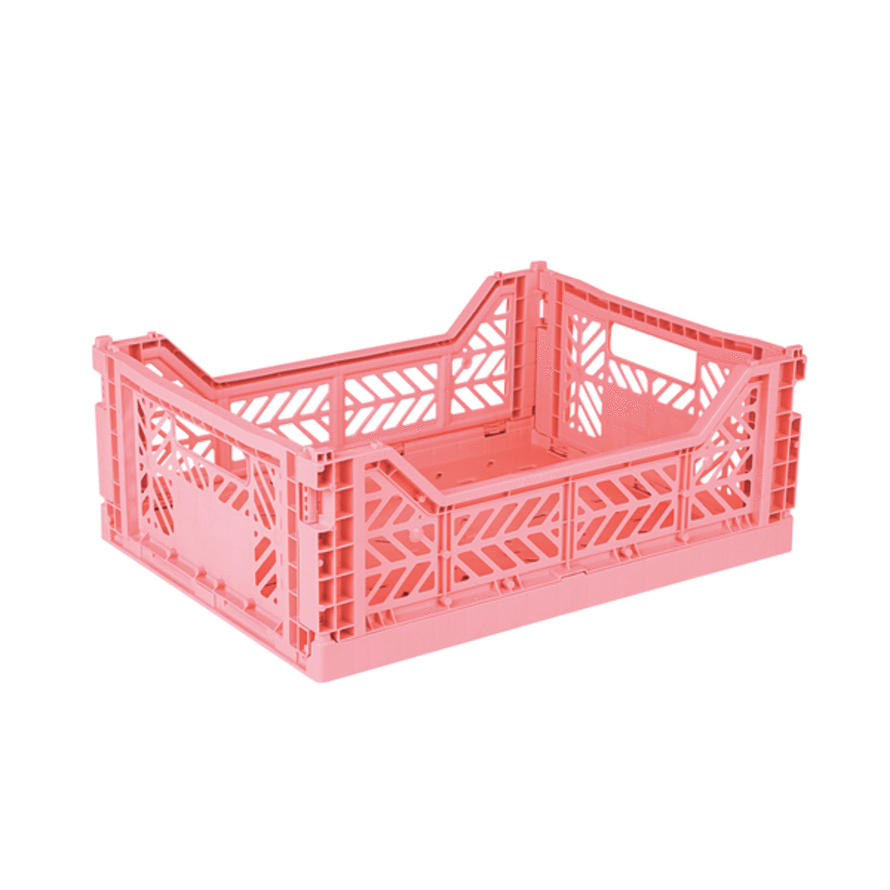 Not specified Maxi Folding Storage Crate - Strawberry Milk