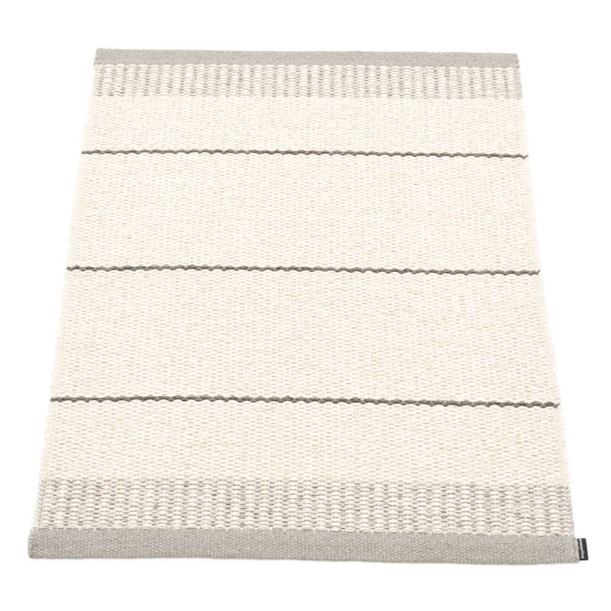 Pappelina Pappelina Belle Design Washable Durable Small Hall, Door Mat, Shower Or Bath Rug 60x85cm Warm Grey