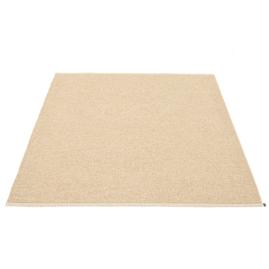 Pappelina Pappelina Mono Design Washable Durable Floor Rug 180x220cm Sand & Cream