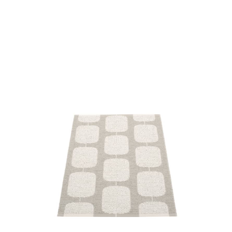 Pappelina Pappelina Sten Design Washable Durable Floor Or Runner Rug 70x100cm Warm Grey & Fossil