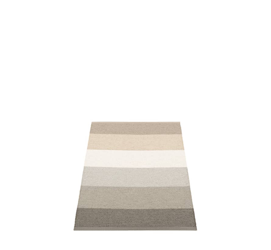 Pappelina Pappelina Molly Design Washable Durable Floor Or Runner Rug 70x100cm Clay