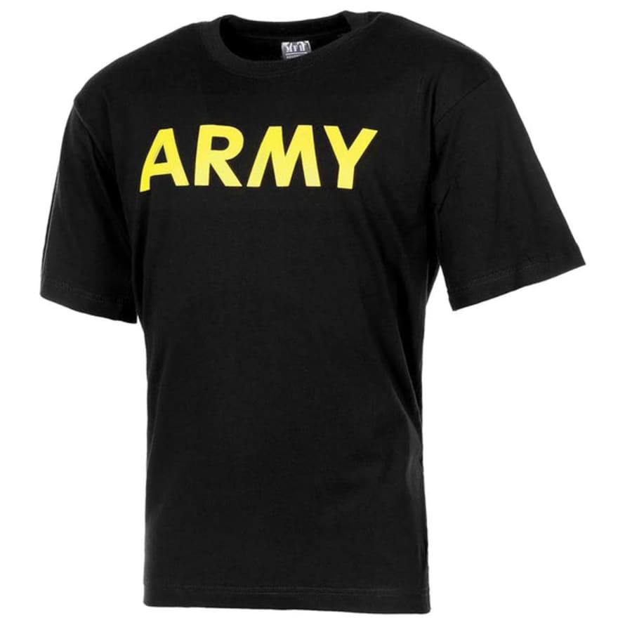 Vintage Sleeve Us Army T-shirt | Black