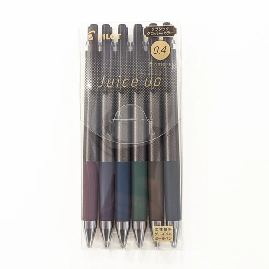 Pilot Juice Up 0.4mm Gel Pen Pack Of 6 Glossy Colours