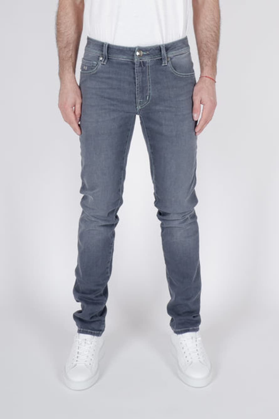 Tramarossa Grey Leonardo Zip SS Jeans