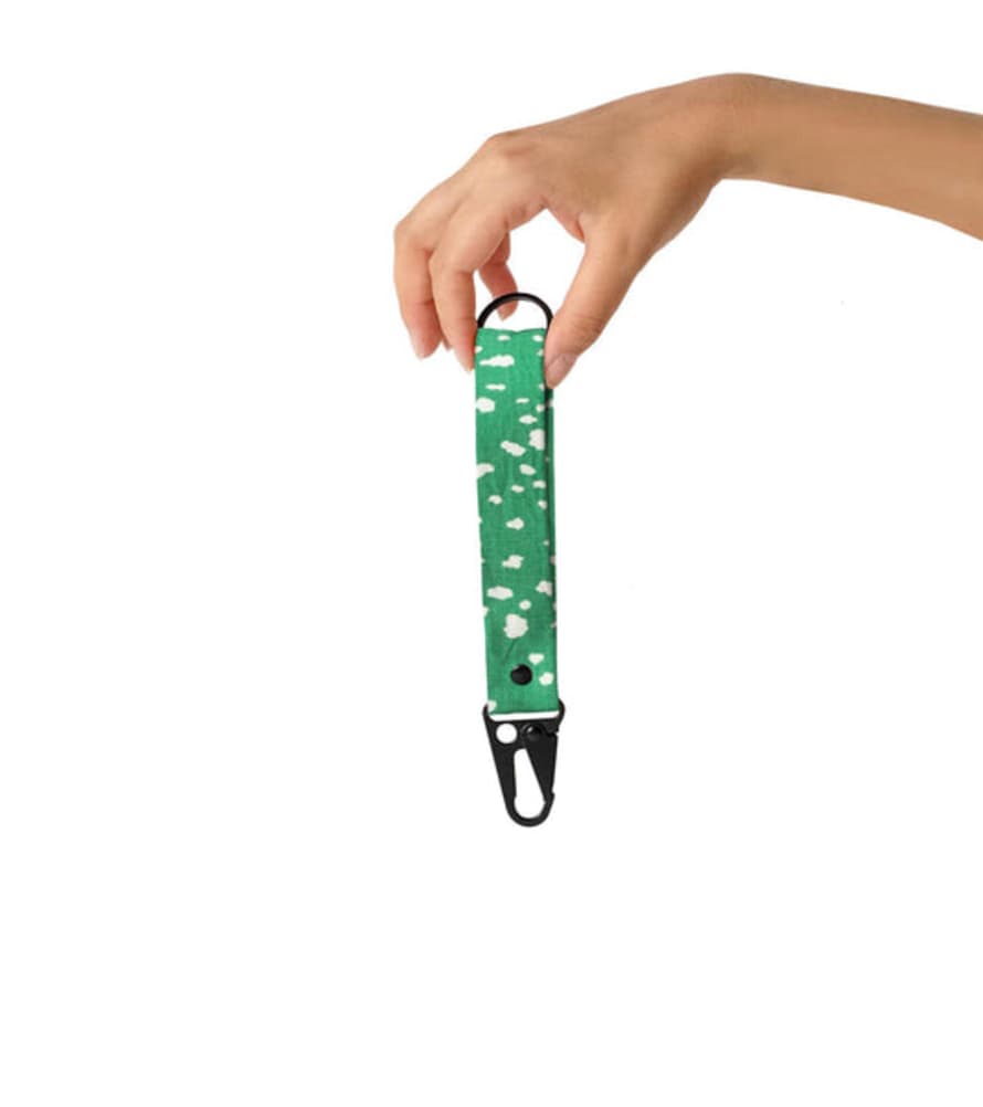 Notabag Green Sprinkle Keychain