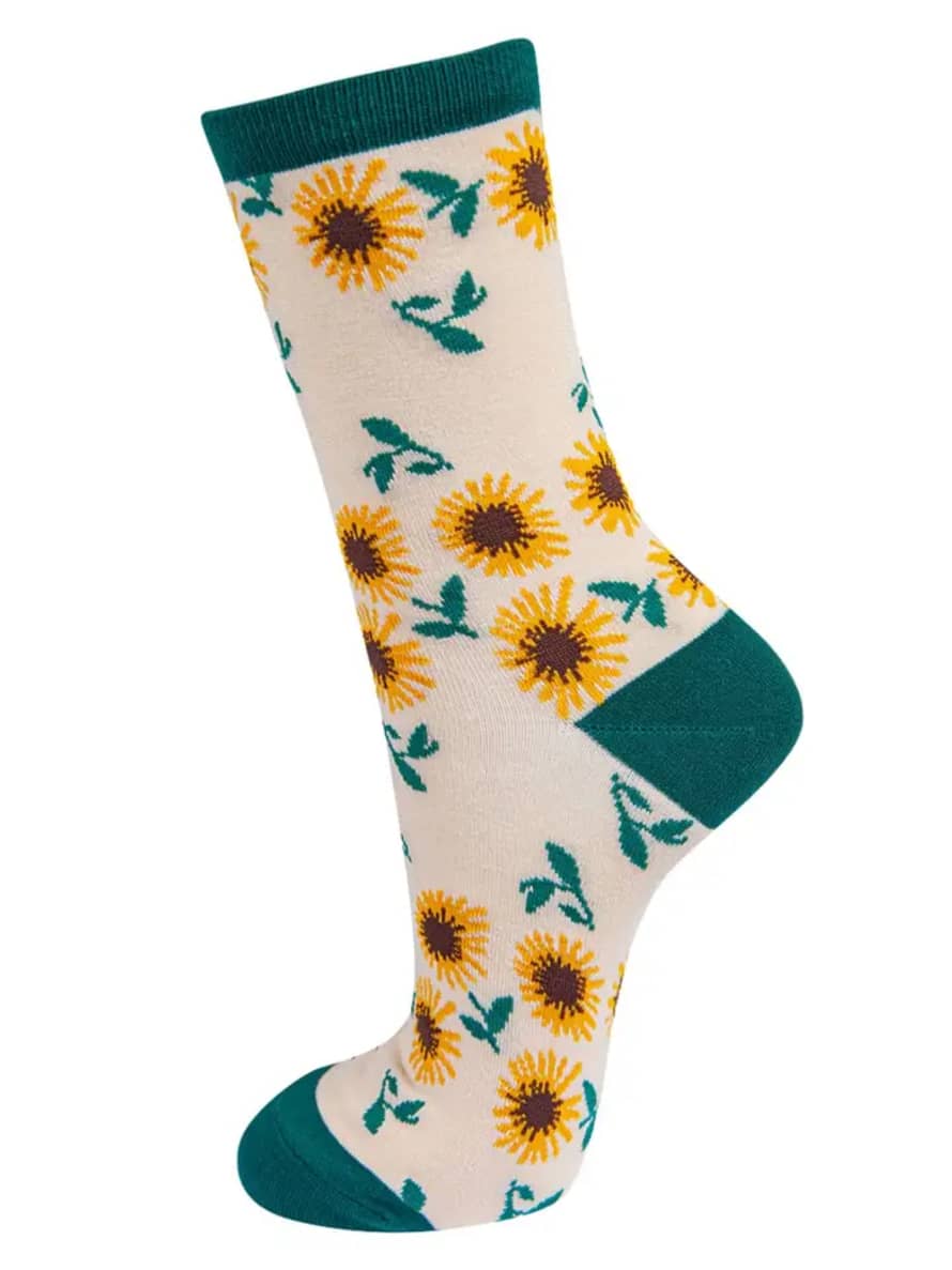 Sock Talk Women's Sunflower Bamboo Socks