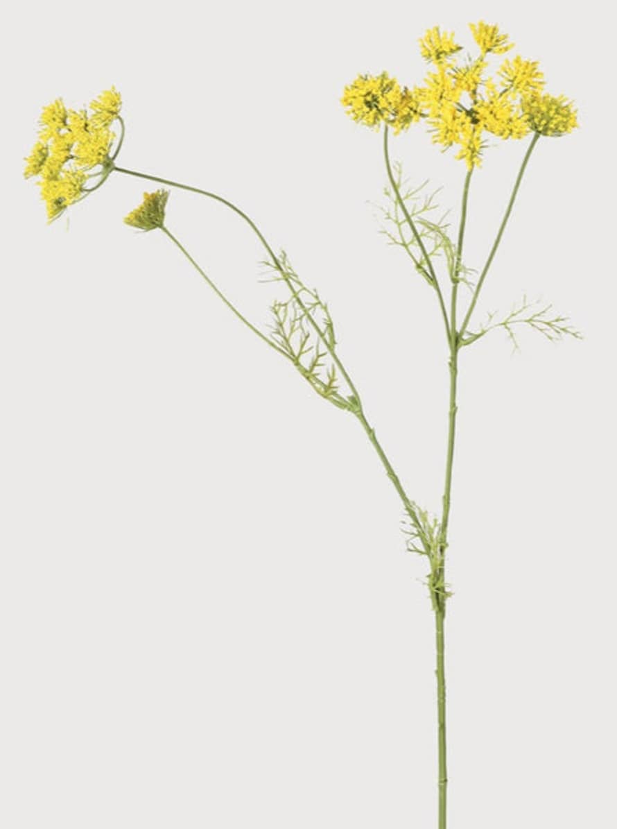 Lillian Daph Faux Yellow Wild Fennel Spray