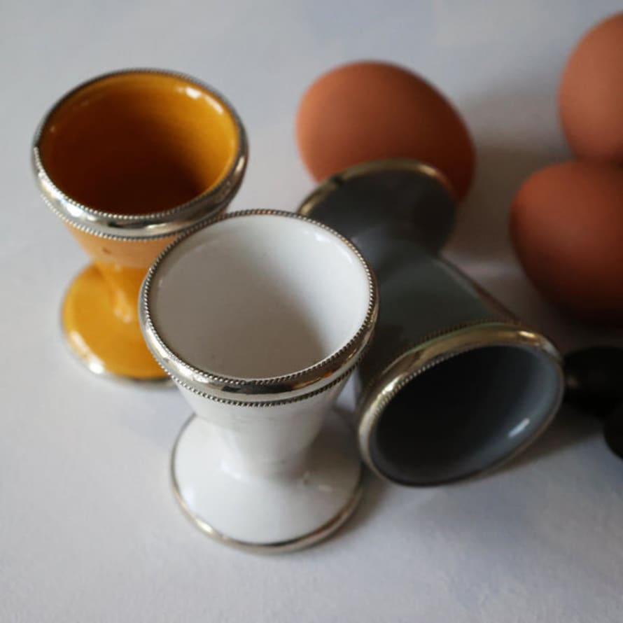 Artisan Stories Berber Egg Cup With Metal Trim