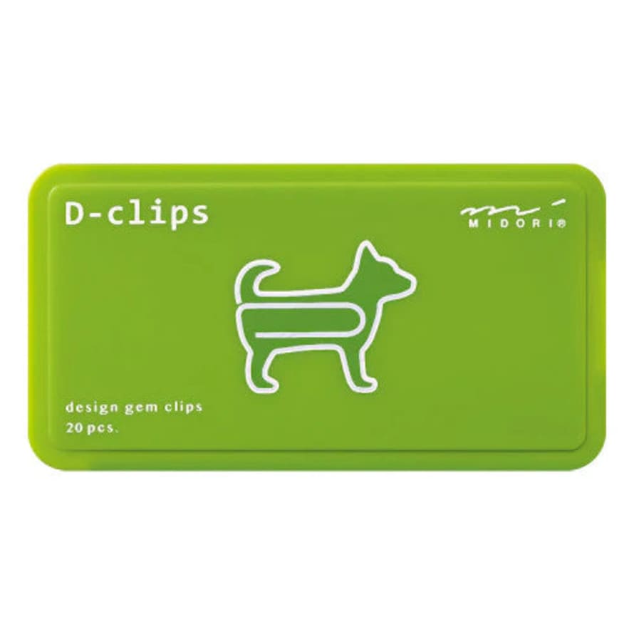 Midori Stationery Midori D-clips - Dog Paperclip