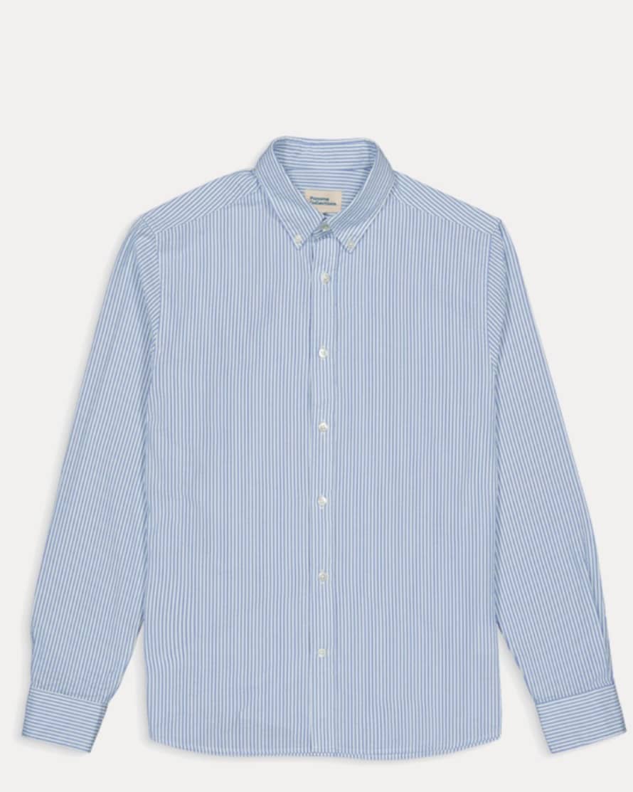 Paname Collections Paname Collections - Chemise Seersucker - Bleu Rayé