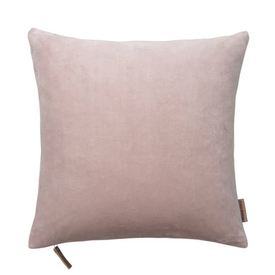 Cozy Living 50 x 50cm Dusty Rose Soft Velvet Cushion