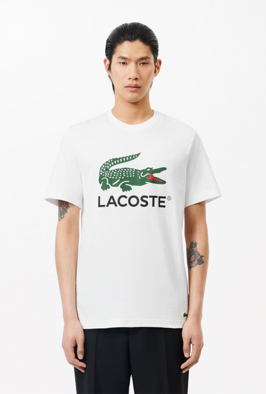 Lacoste Lacoste Men's Cotton Jersey Signature Print T