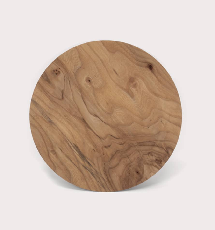 Jubal Prevatte Handcrafted Elm Wood Platter