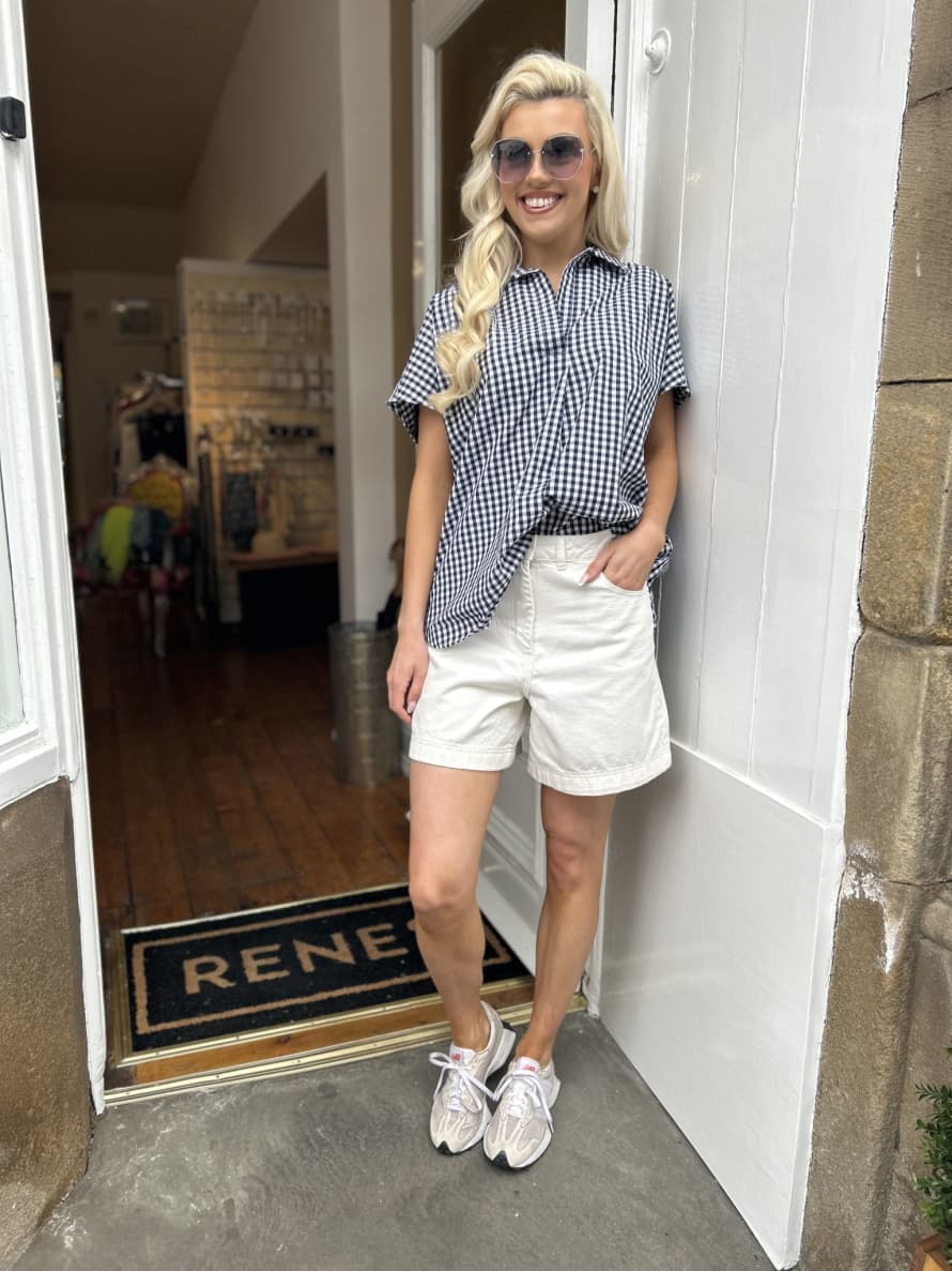 French Connection French Connection Gingham Short Sleeve Shirt