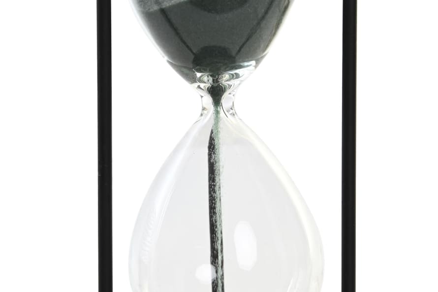 Joca Home Concept Hourglass with Black Metal Frame 