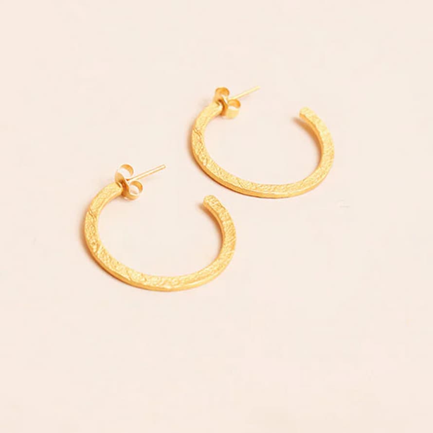 TUSKcollection Jalil Gold Hoop Earrings