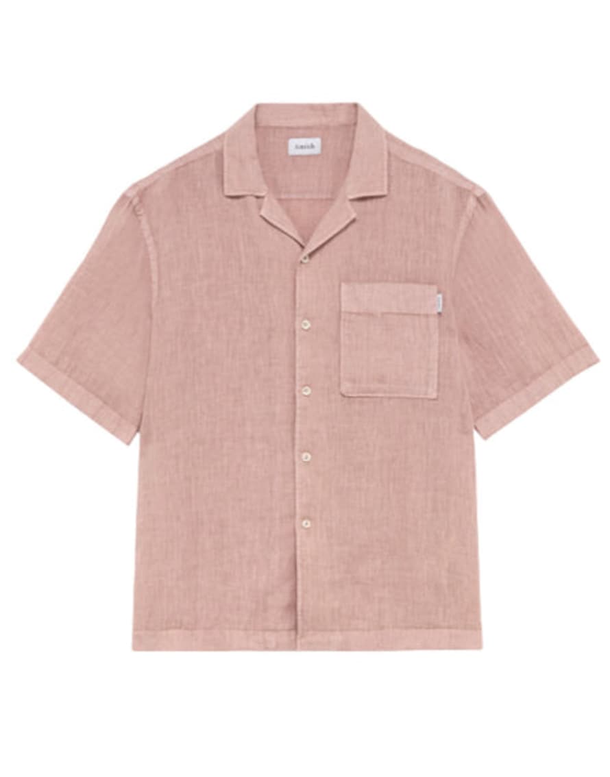 Amish Shirt Amu110pa220569 Grey Pink