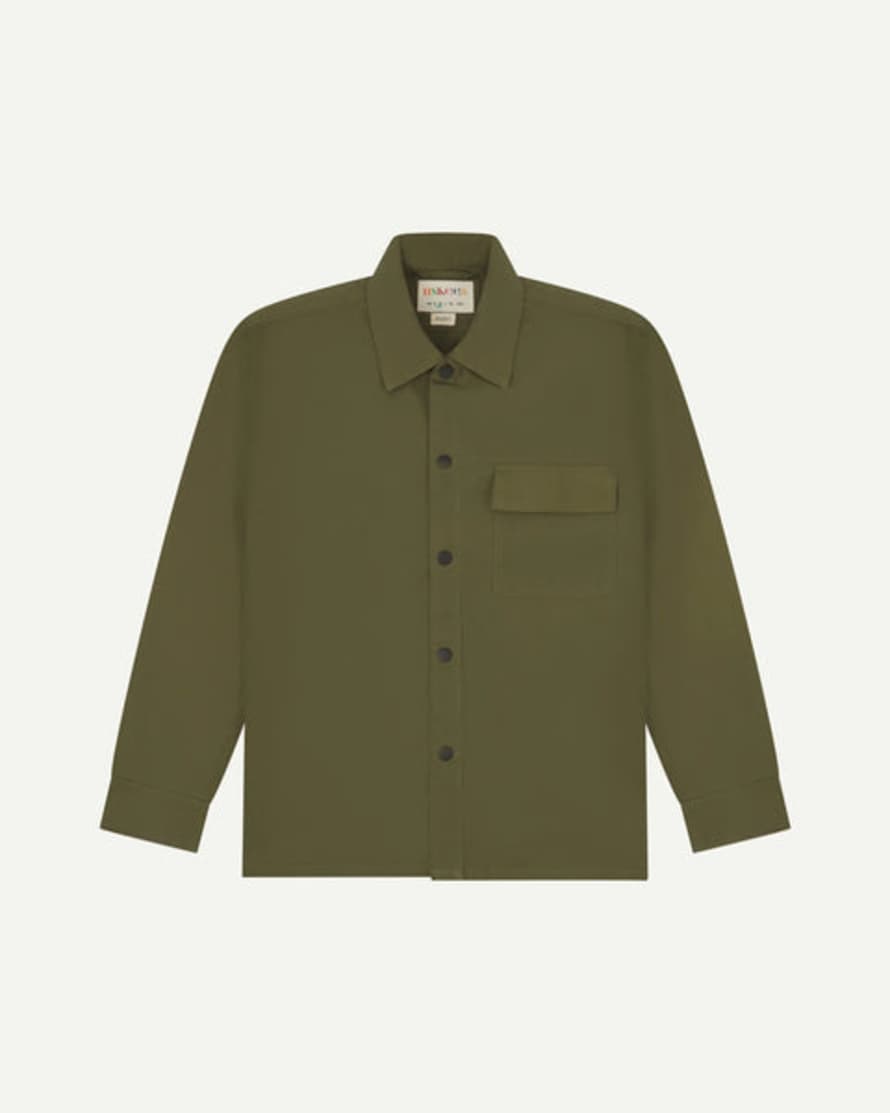Spoiled Life Uskees Lightweight Overshirt - Olive