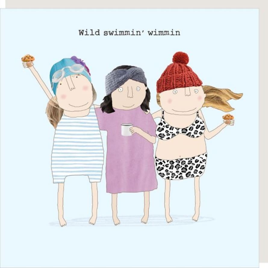 Rosie Made A Thing Swimmin Wimmin Card