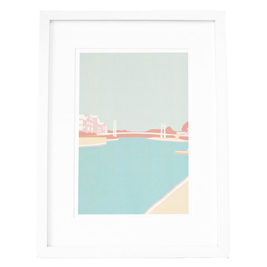 Emmy Jones Designs Exeter Quay Bridge A4 Print