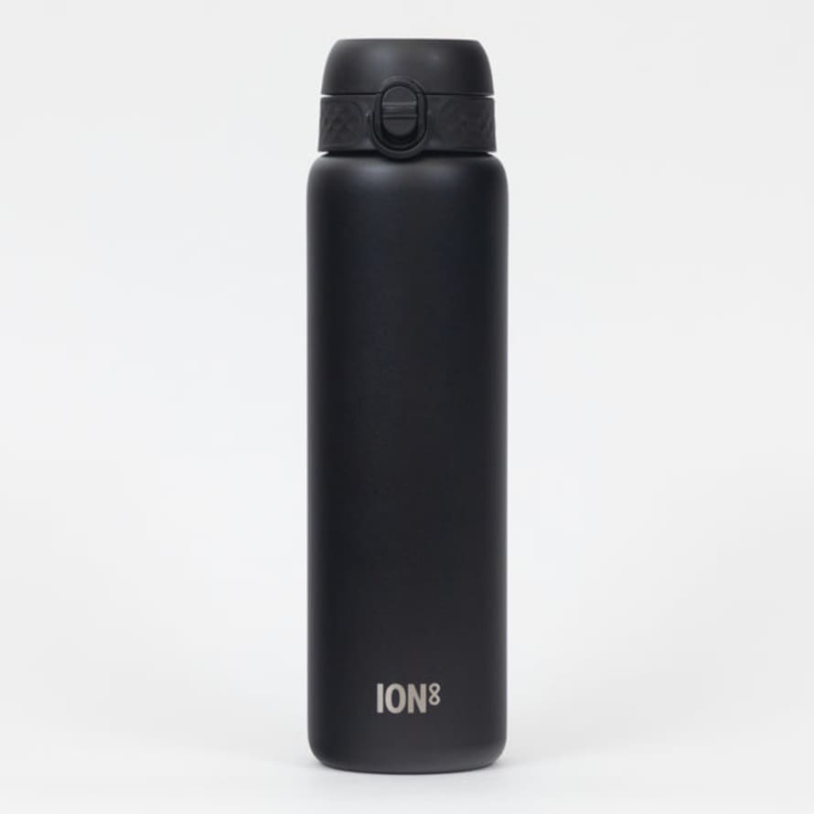 ION8 Leak Proof Bottles Ion8 Leak Proof 1 Litre Insulated Steel Water Bottle In Black