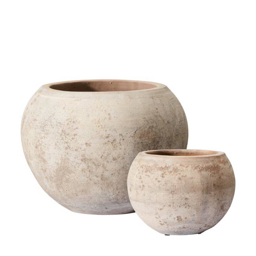 Kirkland's Home  Set of 2 Terracotta Katie Pots