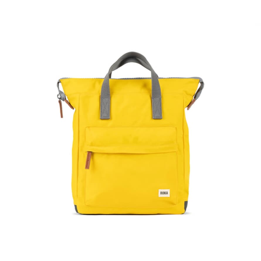 ROKA Bantry B Medium Sustainable Backpack - Mustard