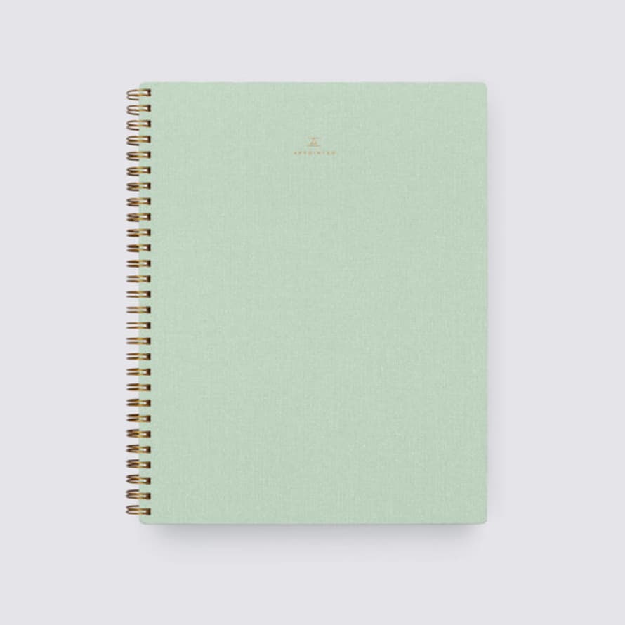 Appointed The Notebook - Mineral Green