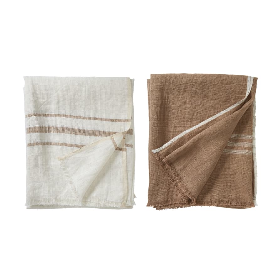 Kirkland's Home  Linen Throw Almond