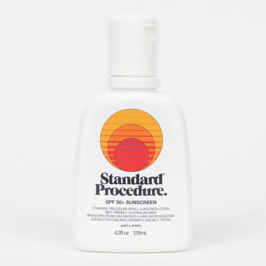 Standard Procedure SPF 50+ Fliptop Bottle Suncream 125ml