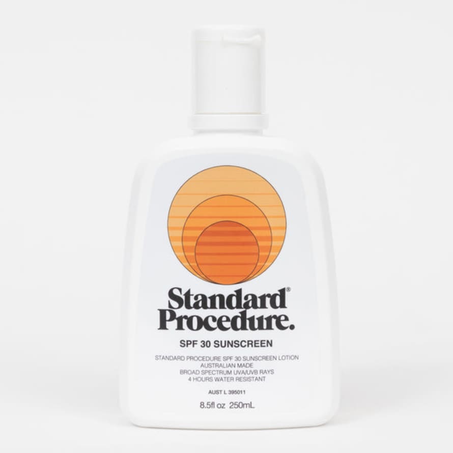 Standard Procedure SPF 30 Fliptop Bottle Suncream 250ml