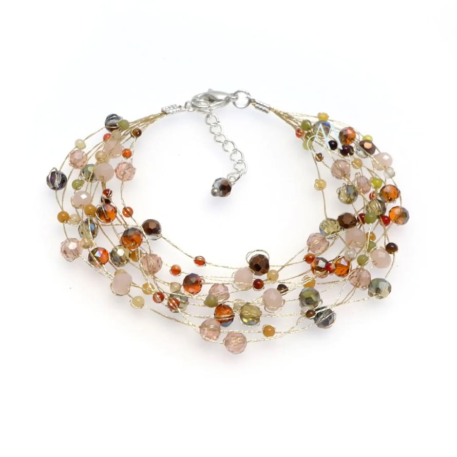 Annabella Moore SILK & STONES BRACELET | CARNELIAN & CRYSTALS