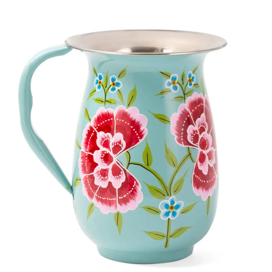 Fantastik Kashmir Hand Painted Pitcher