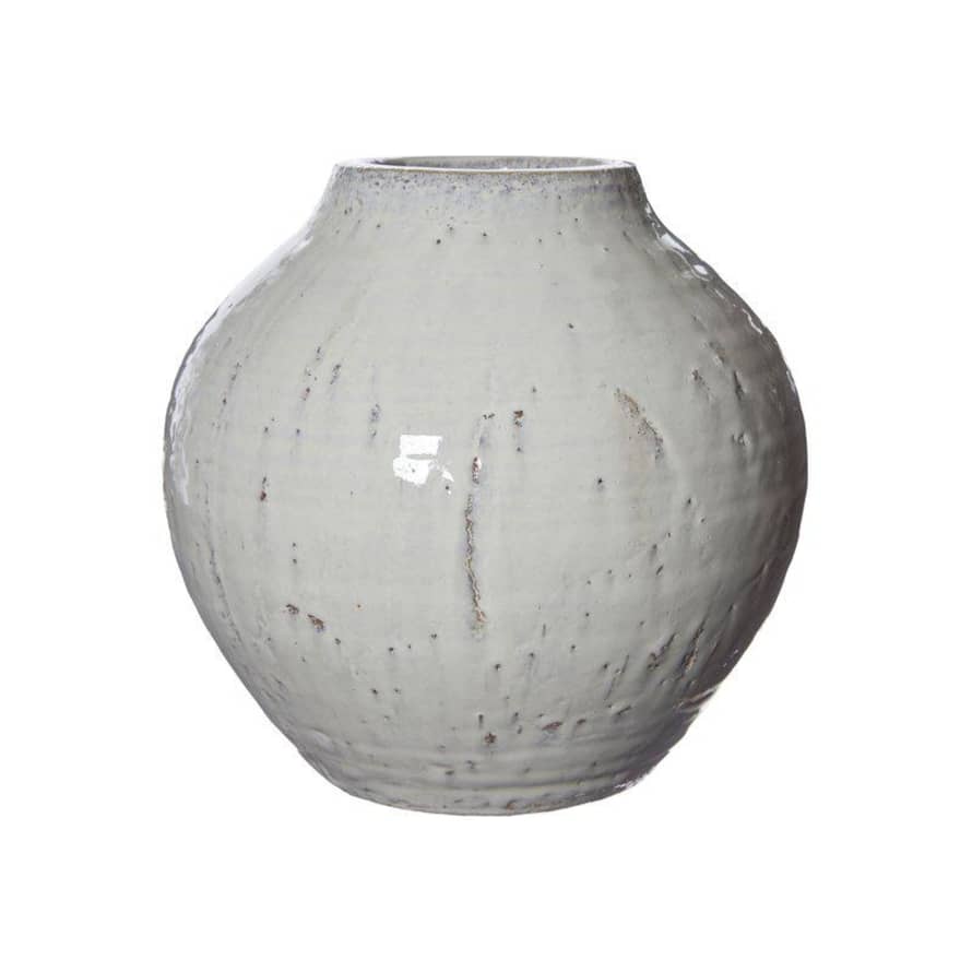 Wikholm Form 25 x 24cm Leah Off White Vase