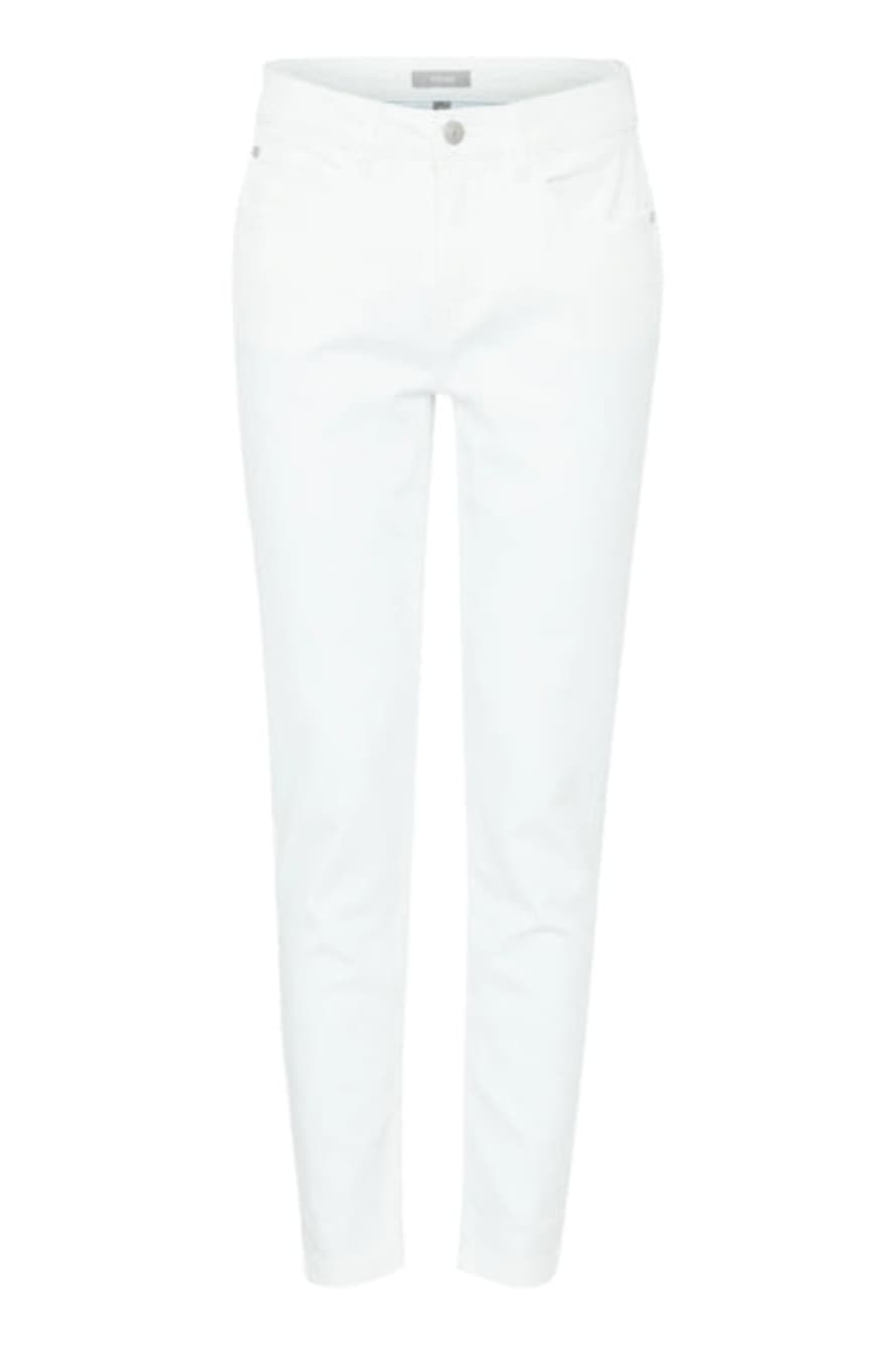 Fransa Denima Pam Jean In Antique White Denim