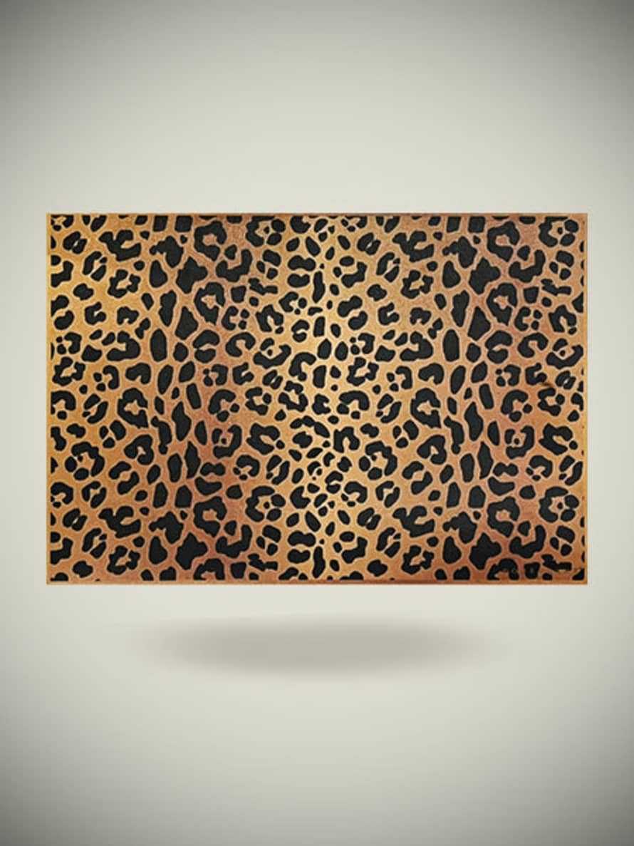 pôdevache Individual De Vinilo 'leopard' - 33x45 Cm