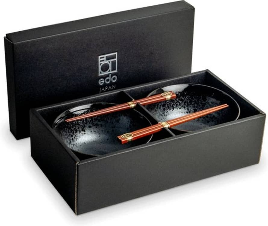 Edo Japan Koge Pokebowl Set + Chopsticks - Gift Box