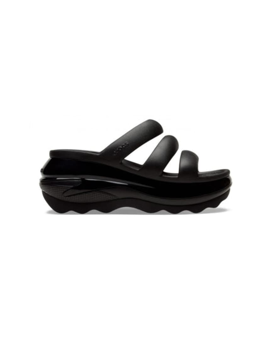 Crocs Shoes Woman Mega Crush Triple Strap Black