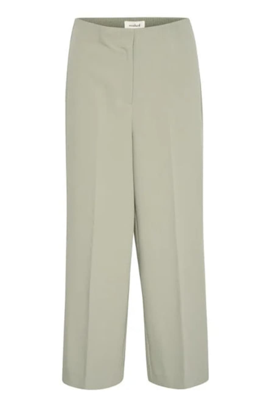 Soaked in Luxury  Corinne Wide Cropped Pants In Shadow