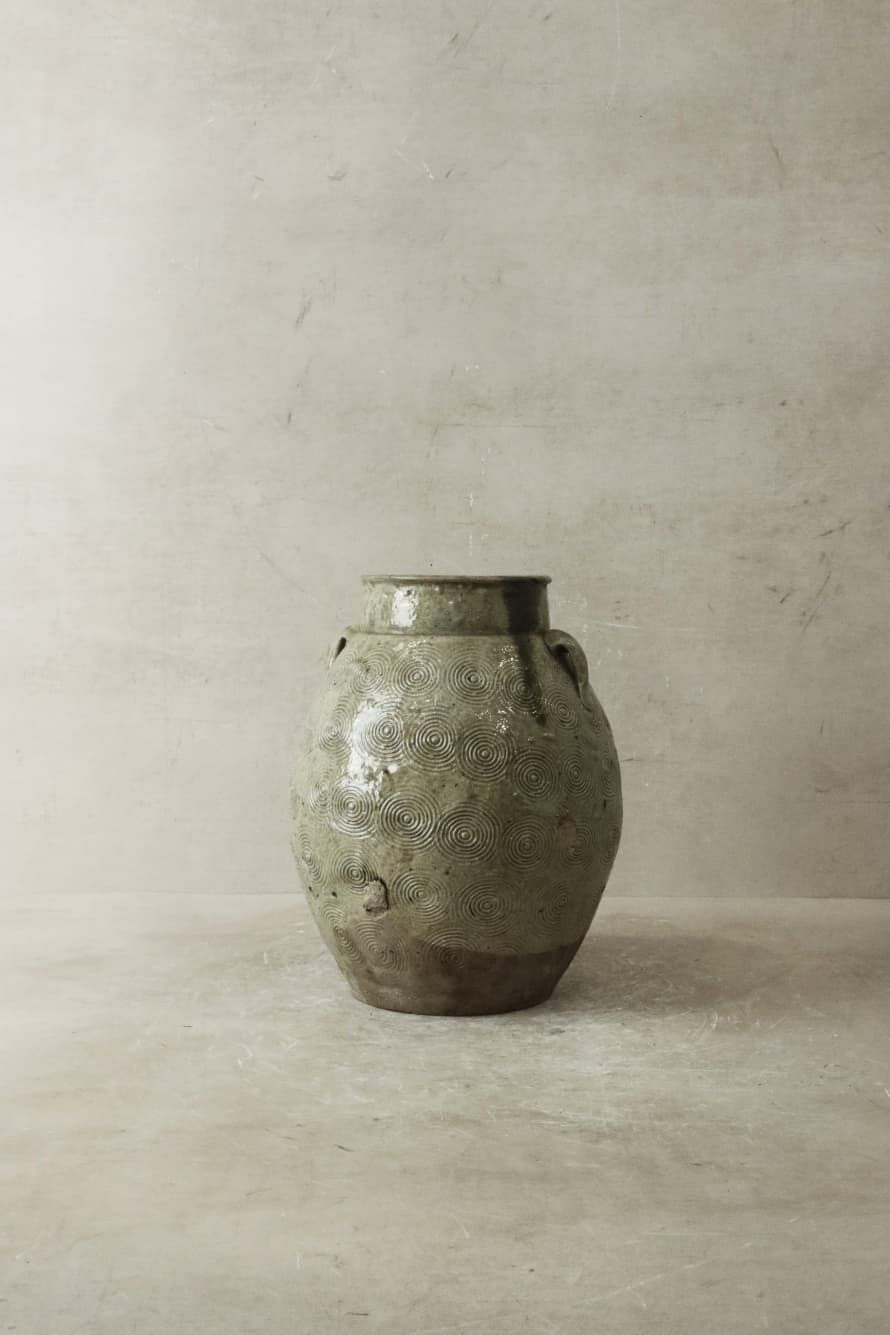 Botanical Boys Vintage Glazed Yunnan Pot - Ob75.2