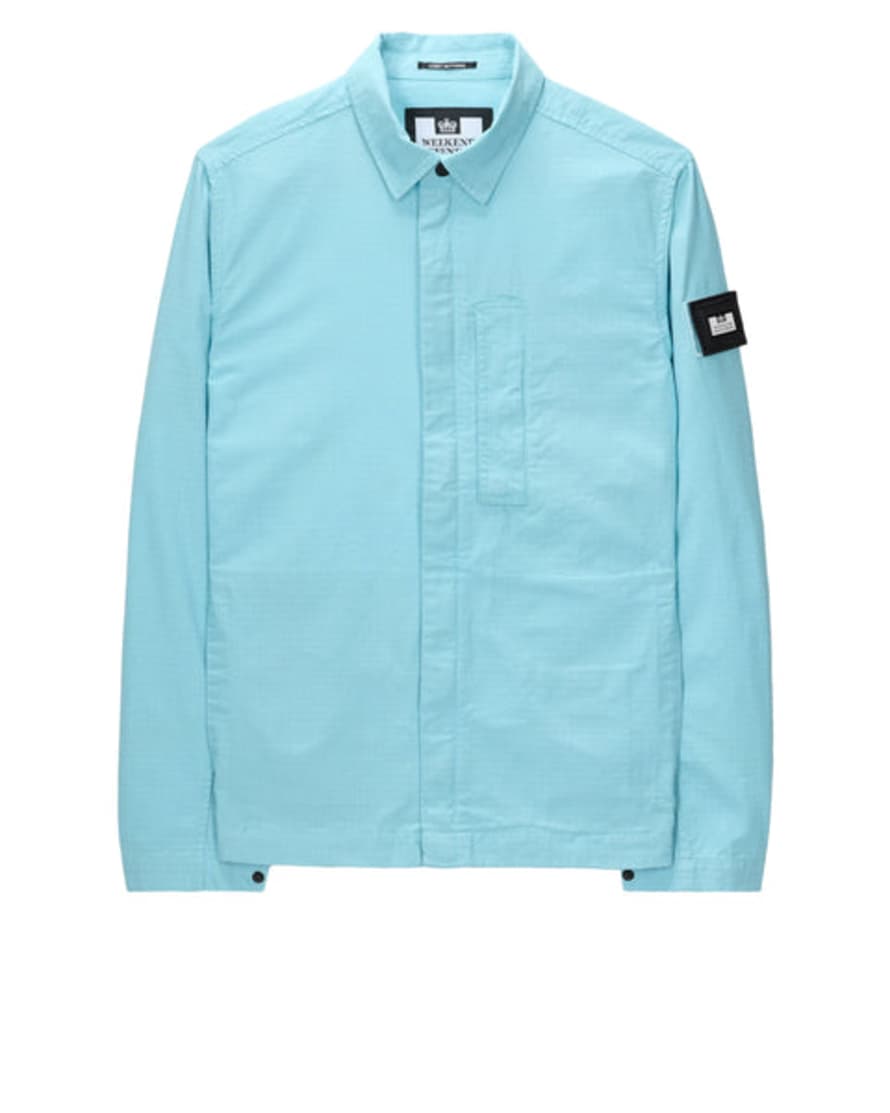 Weekend Offender Porter Over-shirt Saltwater Blue