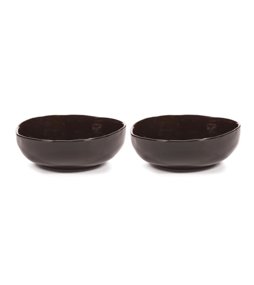 Serax Bowl Medium Ebony La Mère Set/2